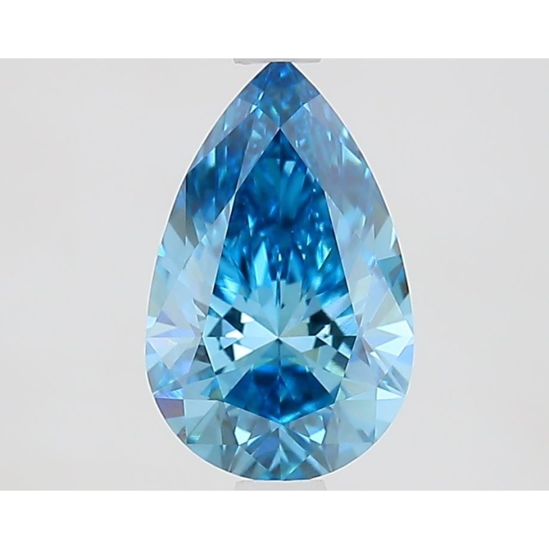 Diament laboratoryjny o barwie fantazyjnej szlif gruszkowy, Blue Fancy_Vivid, 1.57ct, VVS2, Fancy Vivid Blue, IGI LG694583315