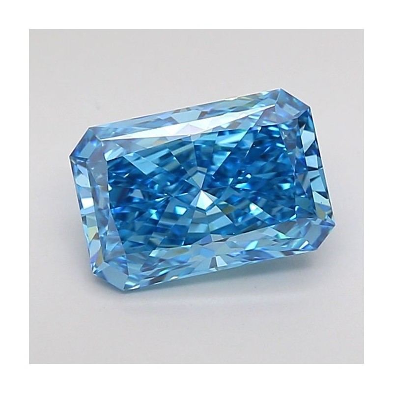 Diament laboratoryjny o barwie fantazyjnej radiant, Blue Fancy_Vivid, 1.54ct, VVS2, Fancy Vivid Blue, IGI LG702504275