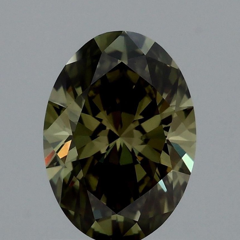 Diament laboratoryjny o barwie fantazyjnej szlif owalny, Green Fancy_Vivid, 1.51ct, VVS2, Fancy Vivid Green, IGI LG717548366