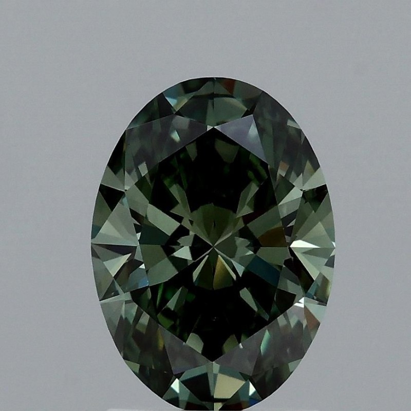 Diament laboratoryjny o barwie fantazyjnej szlif owalny, Green Fancy_Vivid, 1.62ct, VVS2, Fancy Vivid Green, IGI LG711525998