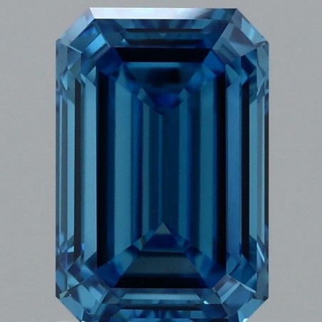 Diament laboratoryjny o barwie fantazyjnej szlif szmaragdowy, Blue Fancy_Vivid, 1.6ct, VVS2, Fancy Vivid Blue, IGI LG717526867
