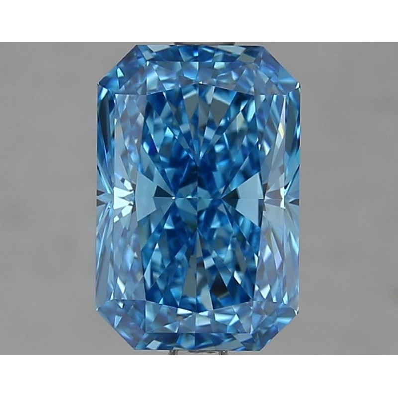 Diament laboratoryjny o barwie fantazyjnej radiant, Blue Fancy_Vivid, 2.82ct, VVS2, Fancy Vivid Blue, IGI LG651422372