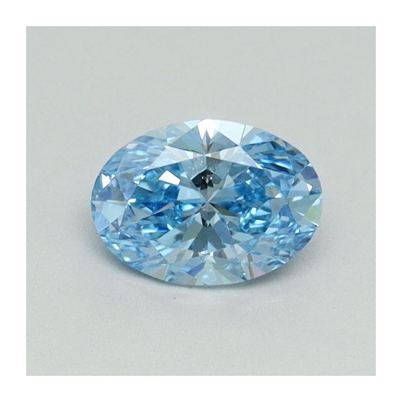Diament laboratoryjny o barwie fantazyjnej szlif owalny, Blue Fancy_Vivid, 0.51ct, VVS2, Fancy Vivid Blue, IGI LG653450427