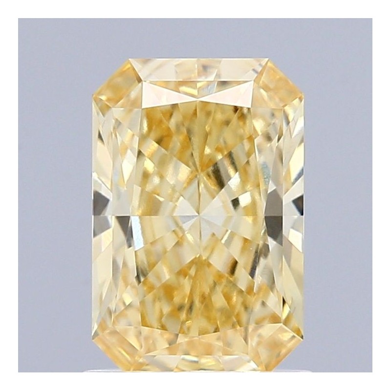 Diament laboratoryjny o barwie fantazyjnej radiant, Yellow Fancy_Intense, 1.31ct, VVS2, Fancy Intense Yellow, IGI LG713595460