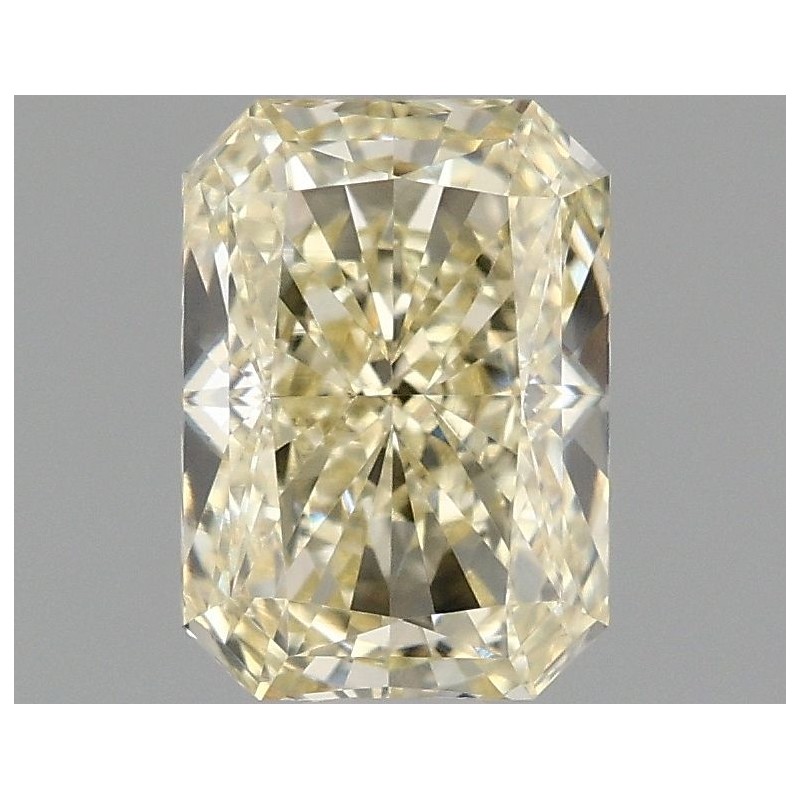 Diament laboratoryjny o barwie fantazyjnej radiant, Yellow Fancy, 1.07ct, VVS2, Fancy Yellow, IGI LG671440414