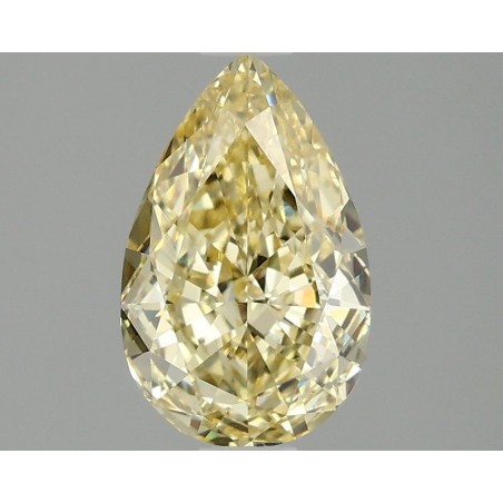 Diament laboratoryjny o barwie fantazyjnej szlif gruszkowy, 1.59ct, VVS2, Fancy Intense Yellow, IGI LG671440473