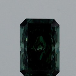 Diament laboratoryjny o barwie fantazyjnej radiant, Green Fancy_Deep, 1.52ct, VVS2, Fancy Deep Green, IGI LG709537417