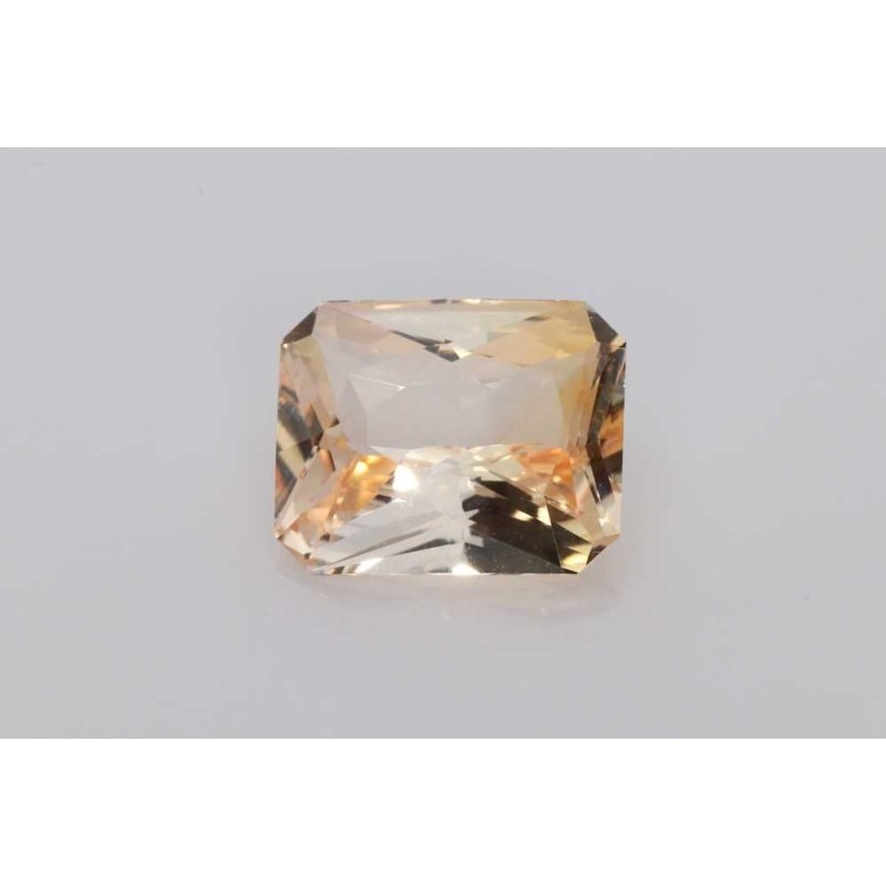 Szafir szlif szmaragdowy, 5.31 ct, ORANGE, GIA 5231508965
