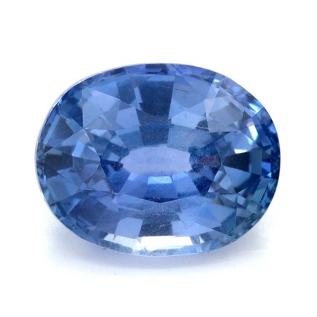 Szafir szlif owalny, 3 ct, BLUE, GIA 6522922055