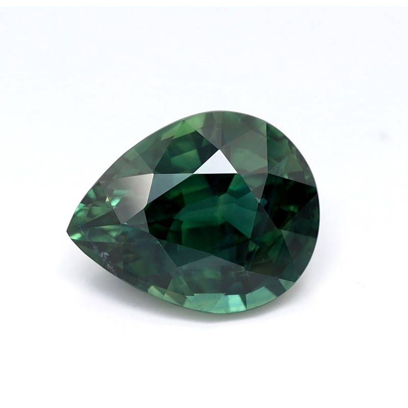 Szafir szlif gruszkowy, 5.15 ct, TEAL, GIA 2507443210