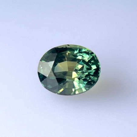 Szafir szlif owalny, 3.35 ct, TEAL, GIA 7511678065