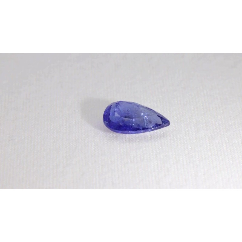 Tanzanit szlif gruszkowy, 4.36 ct, BLUE, IGI 717583093
