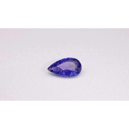 Tanzanit szlif gruszkowy, 7.63 ct, BLUE, IGI 717583122
