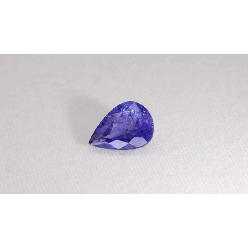Tanzanit szlif gruszkowy, 4.14 ct, BLUE, IGI 717583062