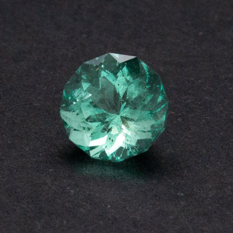 Szmaragd szlif okrągły, 1.25 ct, GREEN, IGI 640466588