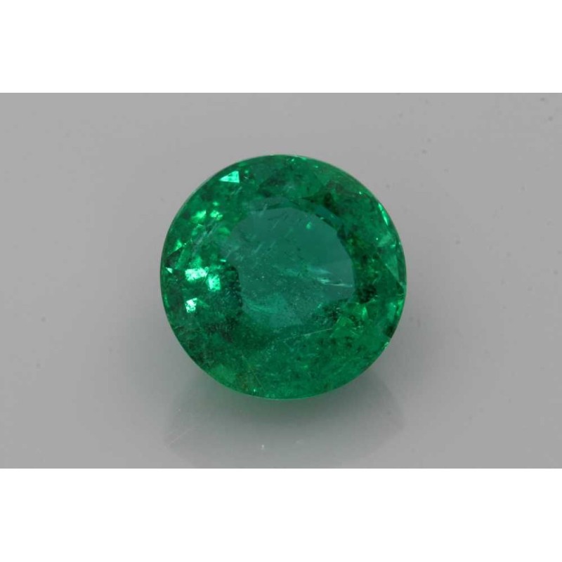 Szmaragd szlif okrągły, 3.54 ct, GREEN, GIA 6372109589