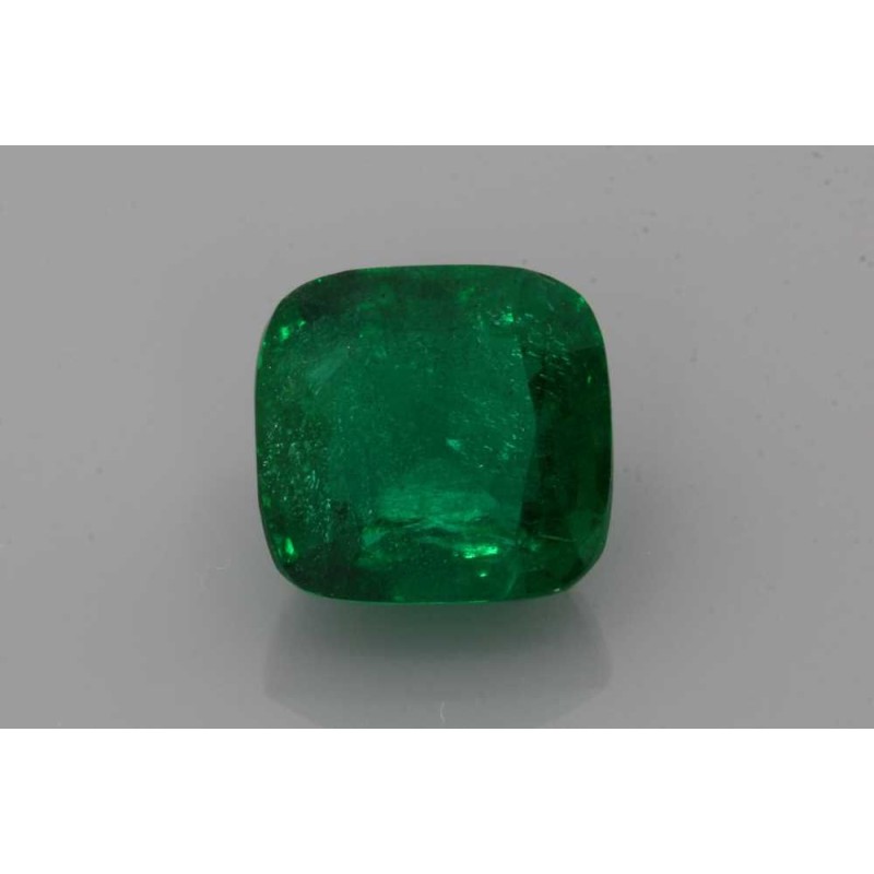 Szmaragd szlif poduszkowy, 4.45 ct, GREEN, GIA 6372811221