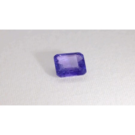 Tanzanit szlif schodkowy, 4.85 ct, VIOLET, IGI 717583113