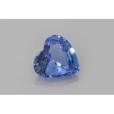 Szafir serce, 2.2 ct, BLUE, GIA 7488228741
