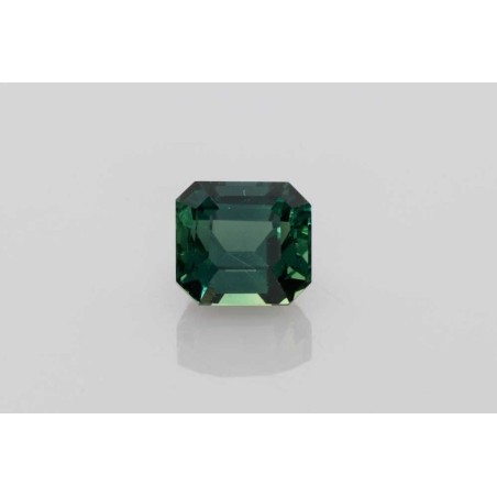 Szafir Asscher, 1.53 ct, TEAL, GIA 2225464843
