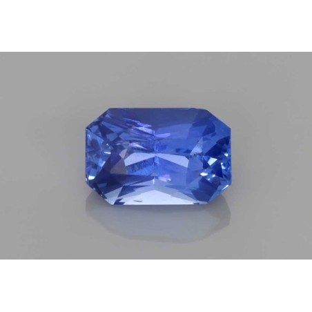 Szafir szlif szmaragdowy, 3.04 ct, BLUE, GIA 3495572293