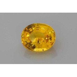 Szafir szlif owalny, 3.32 ct, YELLOW, GIA 5221358408
