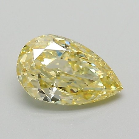 Diament laboratoryjny o barwie fantazyjnej szlif gruszkowy, 1.19ct, VVS2, Fancy Vivid Yellow, IGI LG642432273