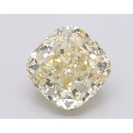 Diament laboratoryjny o barwie fantazyjnej szlif poduszkowy brylantowy, 2.52ct, VVS2, Fancy Intense Yellow, IGI LG602390141