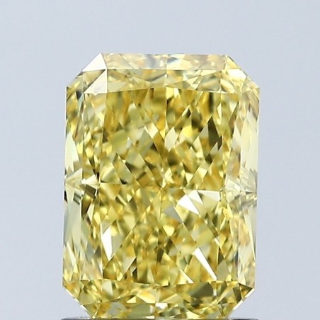 Diament laboratoryjny o barwie fantazyjnej radiant, Yellow Fancy_Vivid, 1.56ct, VVS2, Fancy Vivid Yellow, IGI LG671489200