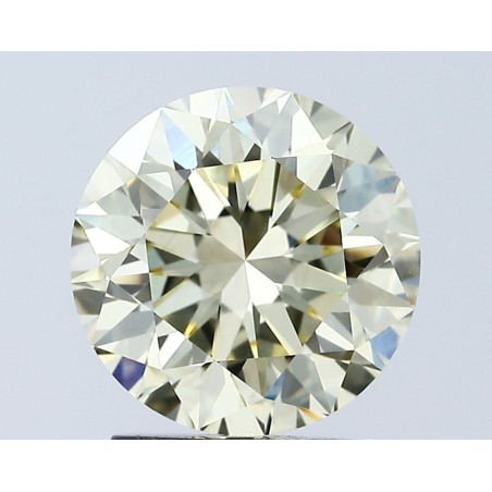 Diament laboratoryjny o barwie fantazyjnej szlif okrągły, Yellow Fancy_Light, 2.02ct, VVS2, Fancy Light Yellow, IGI LG671433139