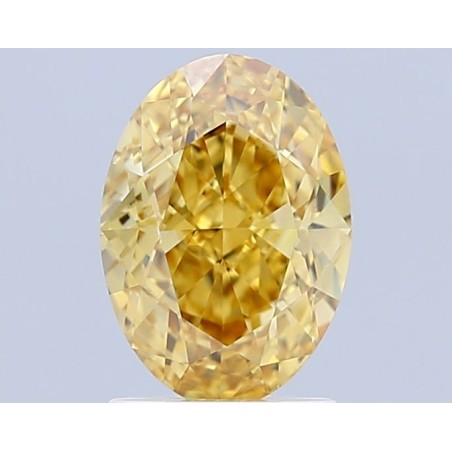 Diament laboratoryjny o barwie fantazyjnej szlif owalny, 2.02ct, VVS2, Fancy Vivid Brownish Yellow, IGI LG646458141