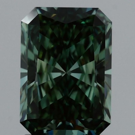 Diament laboratoryjny o barwie fantazyjnej radiant, Green Fancy_Vivid, 2.08ct, VVS2, Fancy Vivid Green, IGI LG717528262