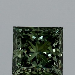Diament laboratoryjny o barwie fantazyjnej szlif princess, Green Fancy_Vivid, 2.22ct, VVS2, Fancy Vivid Green, IGI LG712551580