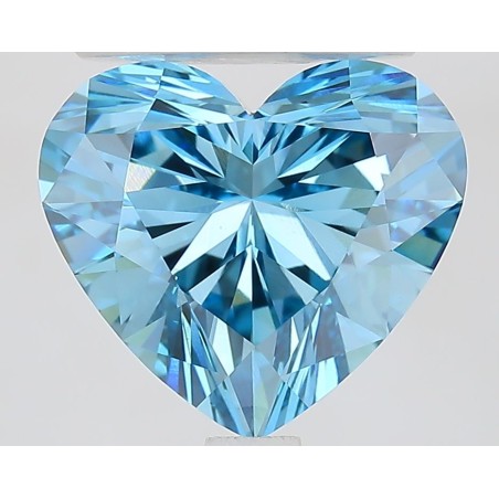 Diament laboratoryjny o barwie fantazyjnej serce, Blue Fancy_Vivid, 2.73ct, VVS2, Fancy Vivid Blue, IGI LG735559550
