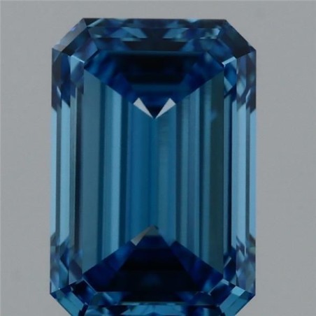 Diament laboratoryjny o barwie fantazyjnej szlif szmaragdowy, Blue Fancy_Vivid, 2ct, VVS2, Fancy Vivid Blue, IGI LG720594266