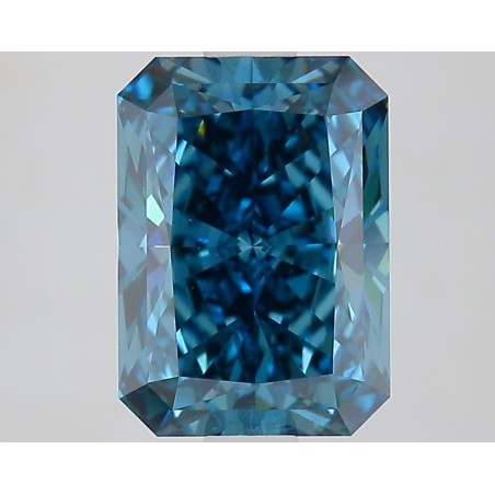 Diament laboratoryjny o barwie fantazyjnej radiant, Blue Fancy_Vivid, 2.1ct, VVS2, Fancy Vivid Blue, IGI LG723539384