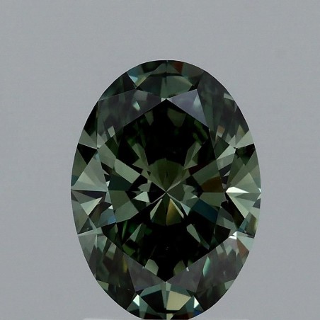 Diament laboratoryjny o barwie fantazyjnej szlif owalny, Green Fancy_Vivid, 1.62ct, VVS2, Fancy Vivid Green, IGI LG711525998