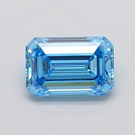 Diament laboratoryjny o barwie fantazyjnej szlif szmaragdowy, Blue Fancy_Vivid, 1.82ct, VVS2, Fancy Vivid Blue, IGI LG723558031