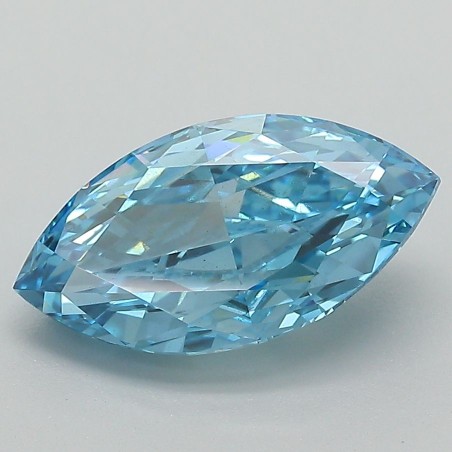 Diament laboratoryjny o barwie fantazyjnej markiza, Blue Fancy_Vivid, 2.16ct, VVS2, Fancy Vivid Blue, IGI LG636494766