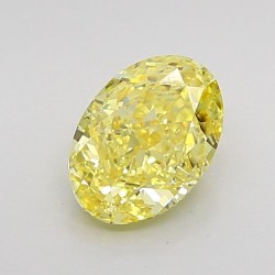 Diament laboratoryjny o barwie fantazyjnej szlif owalny, 1.05ct, VVS2, Fancy Intense Yellow, IGI LG733503872