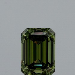 Diament laboratoryjny o barwie fantazyjnej szlif szmaragdowy, 2.08ct, VVS2, Fancy Vivid Green, IGI LG710557297