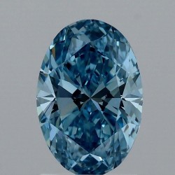 Diament laboratoryjny o barwie fantazyjnej szlif owalny, Blue Fancy_Vivid, 1.57ct, VVS2, Fancy Vivid Blue, IGI LG709537543