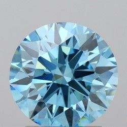 Diament laboratoryjny o barwie fantazyjnej szlif okrągły, Blue Fancy_Vivid, 2.26ct, VVS2, Fancy Vivid Blue, IGI LG712580925
