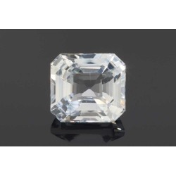 Szafir Asscher, 3.57 ct, WHITE, GIA 5221753400