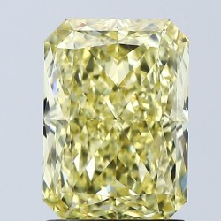 Diament laboratoryjny o barwie fantazyjnej radiant, Yellow Fancy_Vivid, 2.09ct, VVS2, Fancy Vivid Yellow, IGI LG678509008