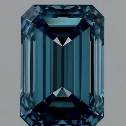 Diament laboratoryjny o barwie fantazyjnej szlif szmaragdowy, Blue Fancy_Vivid, 2.11ct, VVS2, Fancy Vivid Blue, IGI LG720557195