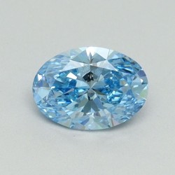 Diament laboratoryjny o barwie fantazyjnej szlif owalny, Blue Fancy_Vivid, 0.51ct, VVS2, Fancy Vivid Blue, IGI LG653450427