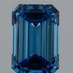 Diament laboratoryjny o barwie fantazyjnej szlif szmaragdowy, Blue Fancy_Vivid, 2ct, VVS2, Fancy Vivid Blue, IGI LG720594266