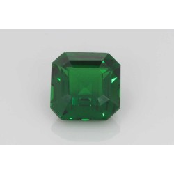Granat Asscher, 3.72 ct, GREEN, GIA 6481455111