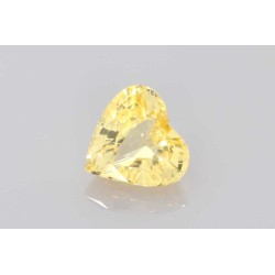 Szafir serce, 2.07 ct, YELLOW, GIA 6223742781